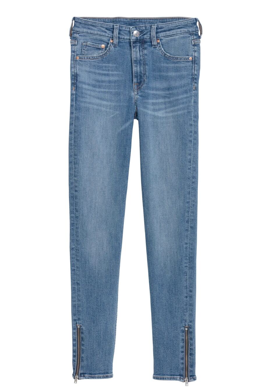 H&M Skinny Regular Zip Jeans Size 33